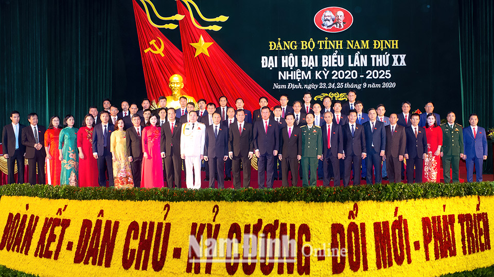 Kết quả Đại hội đại biểu Đảng bộ tỉnh Nam Định lần thứ XX, nhiệm kỳ 2020-2025