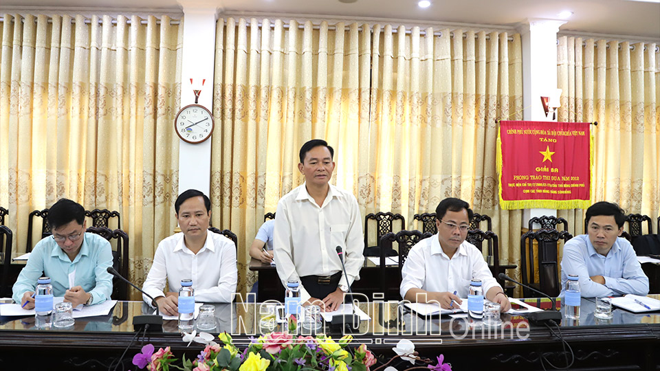 Đoàn công tác Hội Cựu chiến binh Việt Nam về làm việc tại tỉnh ta