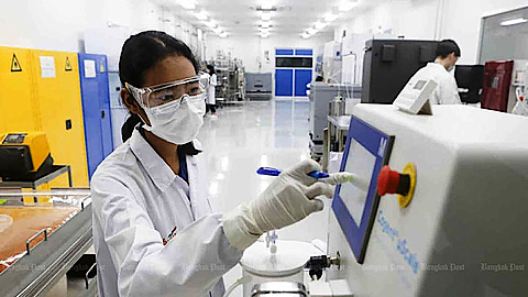 Thái-lan sẽ tự sản xuất vaccine chống Covid-19 vào giữa năm 2021