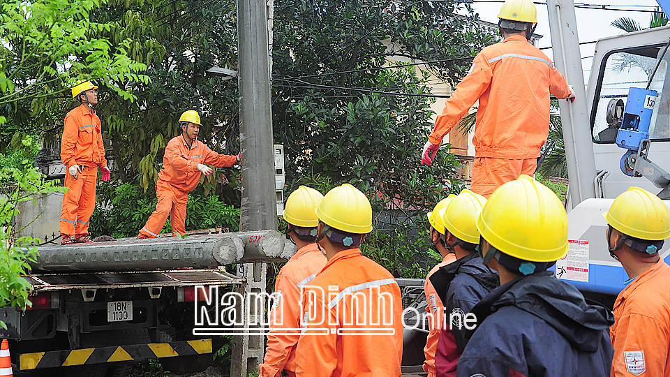 Nâng cấp toàn diện hệ thống điện trên địa bàn thành phố Nam Định
