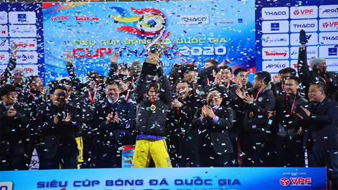 Câu lạc bộ Hà Nội đoạt Siêu cúp quốc gia năm 2020