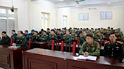 Trực Ninh tập huấn cán bộ quân sự giai đoạn 1 năm 2021