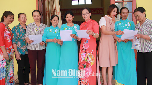 Hội Phụ nữ thị trấn Thịnh Long tổ chức đại hội điểm cấp cơ sở