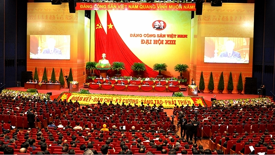 Thông cáo báo chí về phiên khai mạc Đại hội đại biểu toàn quốc lần thứ XIII của Đảng