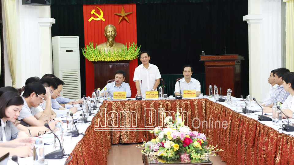 Kiểm tra, giám sát công tác bầu cử đại biểu Quốc hội và đại biểu HĐND các cấp tại thành phố Nam Định