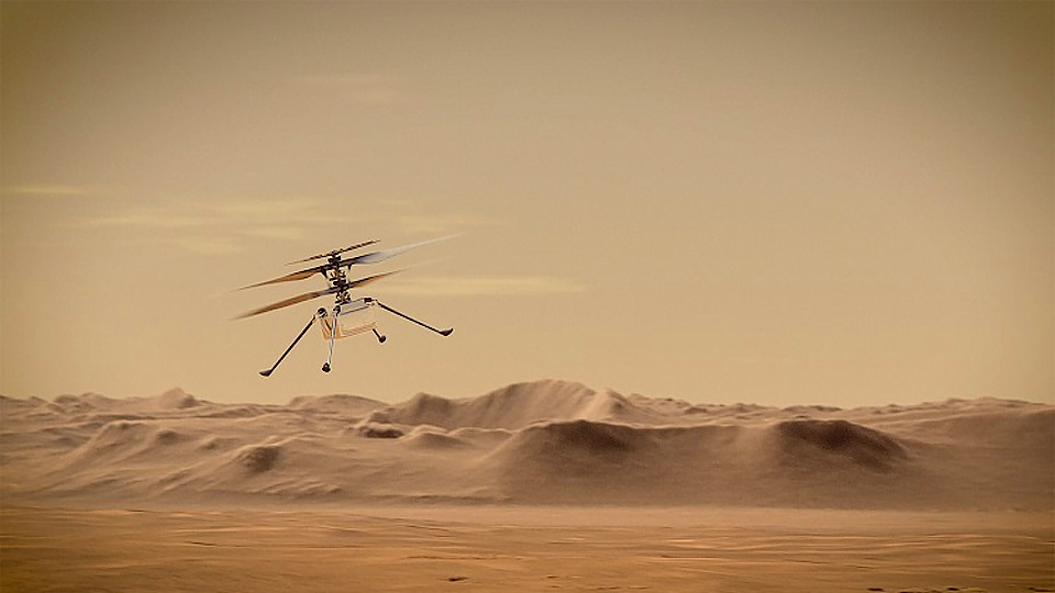 Trực thăng NASA cất cánh thành công trên sao Hỏa