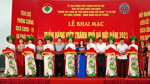Hà Nội: 15 tỉnh tham dự Tuần hàng Việt năm 2021 lần thứ 2