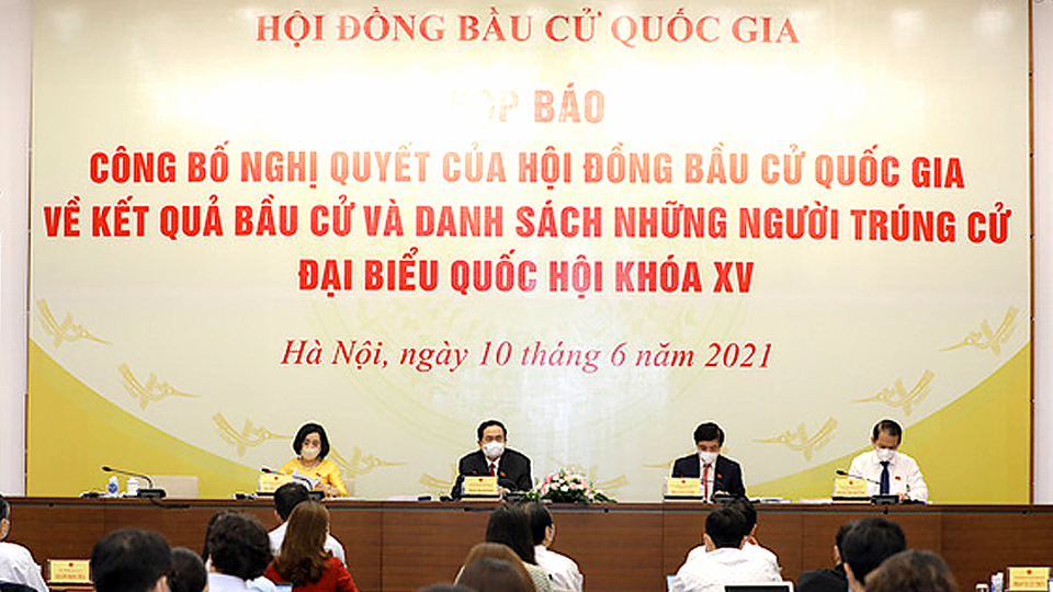 Danh sách chính thức những người trúng cử đại biểu Quốc hội khóa XV tại tỉnh Nam Định
