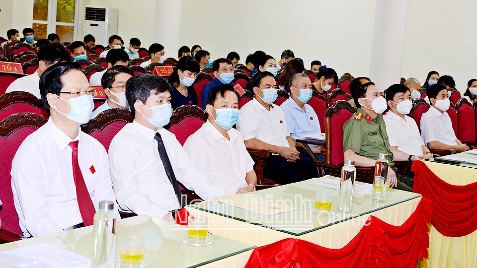 HĐND thành phố Nam Định khóa XVII tổ chức kỳ họp thứ hai