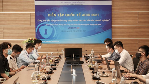 Sở Thông tin và Truyền thông Nam Định trong top đầu toàn quốc &quot;Chương trình diễn tập quốc tế ACID năm 2021&quot;