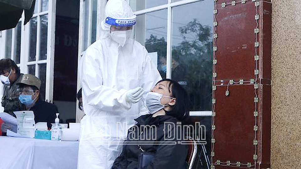 Xuân Trường xuất hiện chùm ca bệnh COVID-19 tại xã Xuân Hồng
