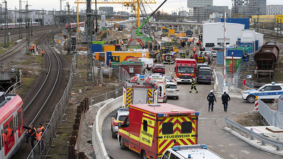 Nổ gần ga tàu tại Munich (Đức), nhiều người bị thương