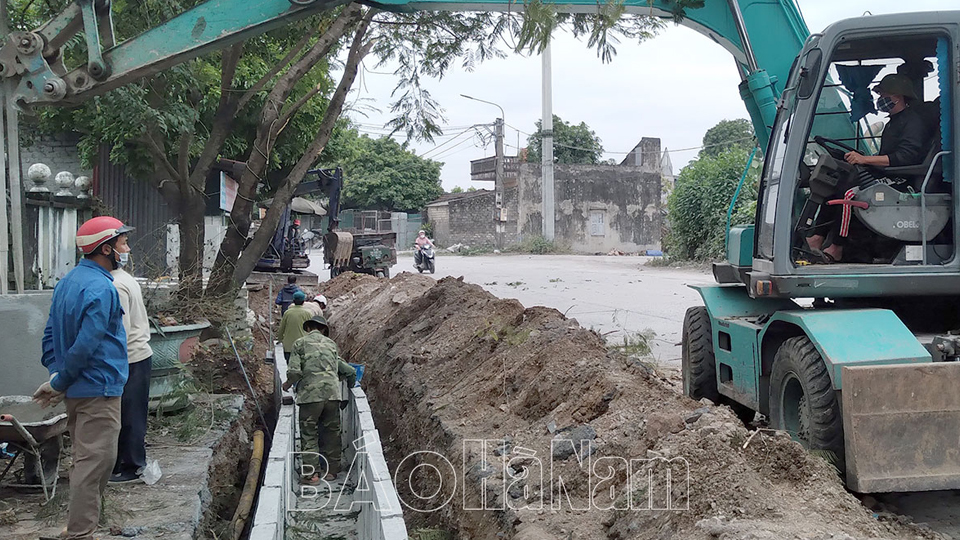 Hà Nam: Tập trung xây dựng hệ thống thoát nước mặt đường