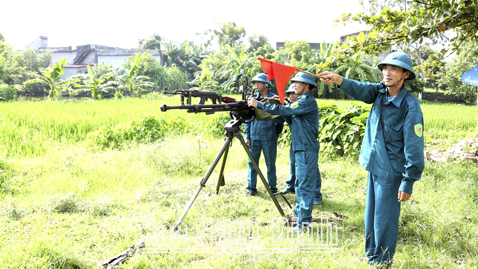 Đảng ủy Quân sự huyện Ý Yên tăng cường công tác chấp hành kỷ luật quân đội