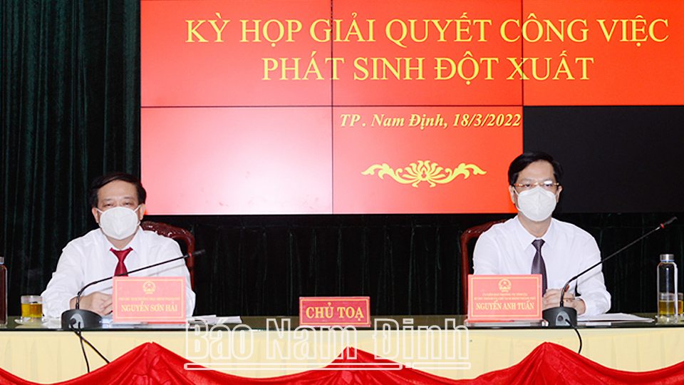 HĐND thành phố Nam Định tổ chức kỳ họp giải quyết công việc phát sinh đột xuất