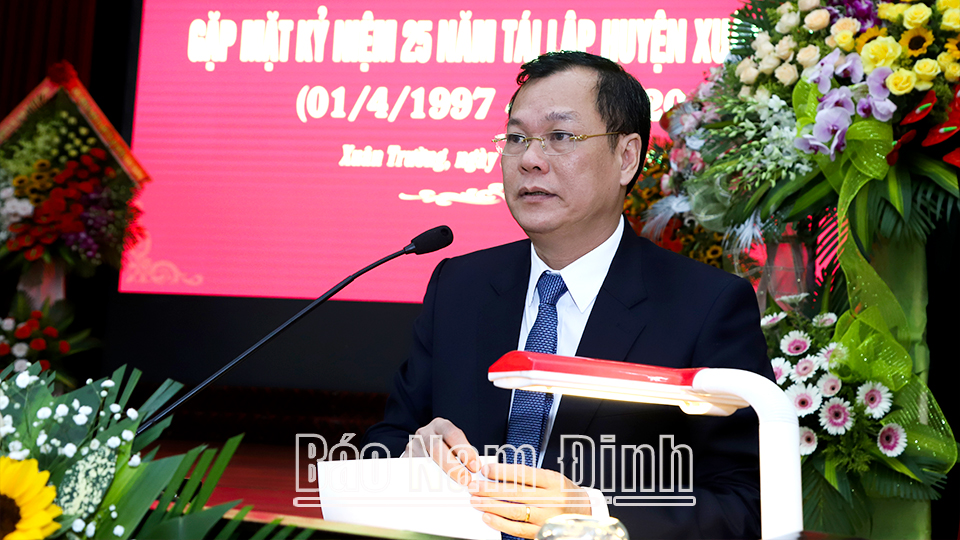 Huyện Xuân Trường tổ chức kỷ niệm 25 năm tái lập huyện