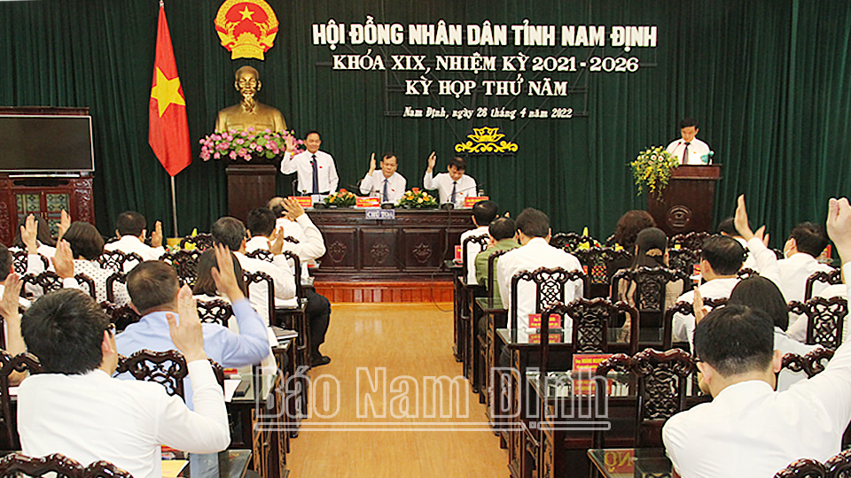 Nghị quyết về việc chấp thuận bổ sung danh mục các công trình, dự án phải thu hồi đất năm 2022 trên địa bàn tỉnh Nam Định