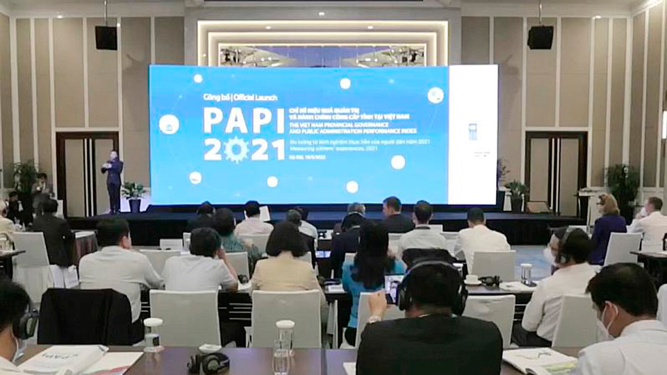 Nam Định nằm trong nhóm trung bình cao của cả nước về xếp hạng PAPI năm 2021