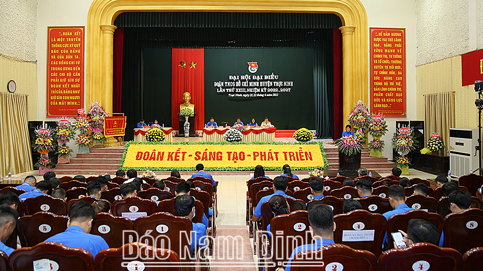 Đại hội đại biểu Đoàn TNCS Hồ Chí Minh huyện Trực Ninh lần thứ XXIII