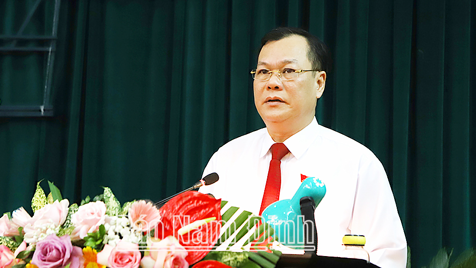 Phát biểu khai mạc của đồng chí Lê Quốc Chỉnh, Phó Bí thư Thường trực Tỉnh ủy, Chủ tịch HĐND tỉnh