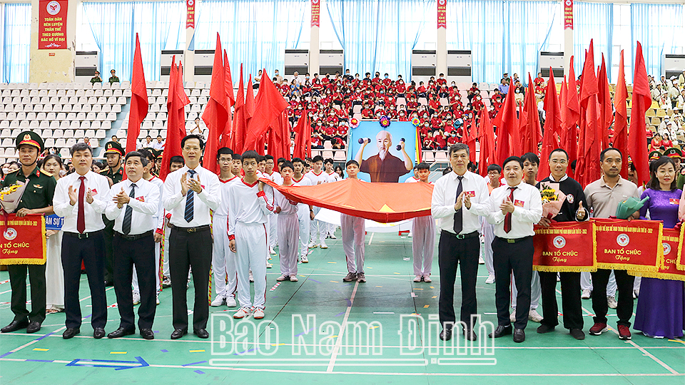 Khai mạc Đại hội Thể dục thể thao thành phố Nam Định lần thứ IX năm 2022