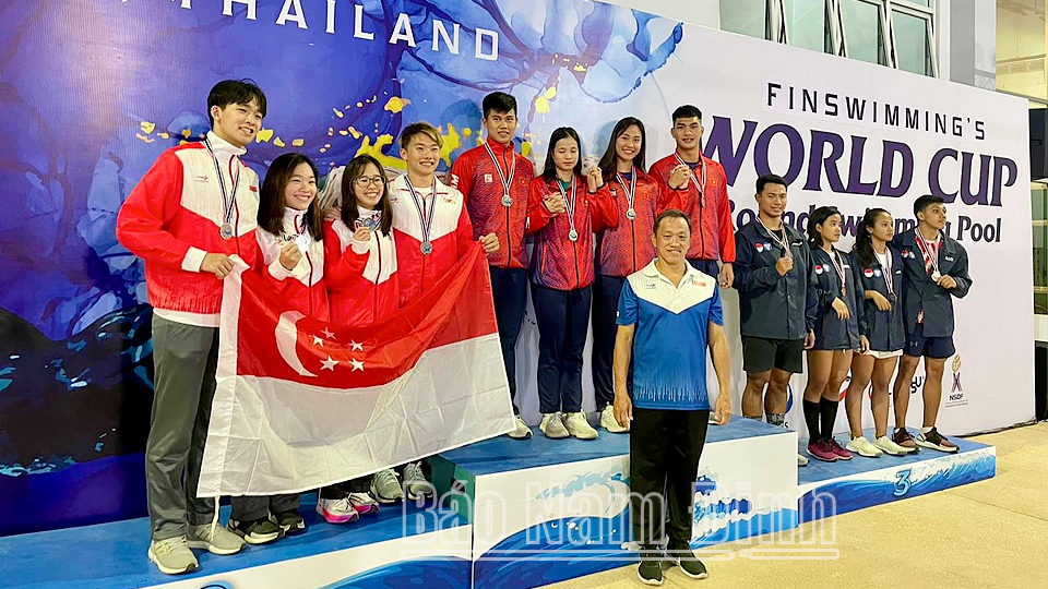 Vận động viên Nam Định giành 5 huy chương tại Giải Lặn vô địch thế giới năm 2022