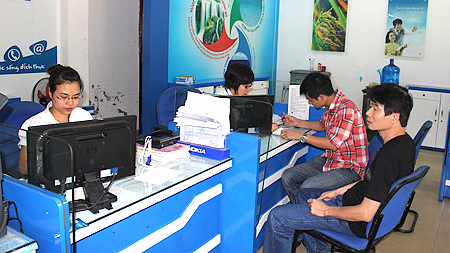 Giao dịch cung cấp dịch vụ viễn thông cho người tiêu dùng tại VNPT Nam Định.