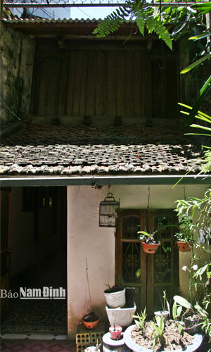 Ngôi nhà số 280 phố Minh Khai, phường Vỵ Hoàng (TP Nam Định) - một địa chỉ gắn liền với thân thế, sự nghiệp của nhà thơ Trần Tế Xương.