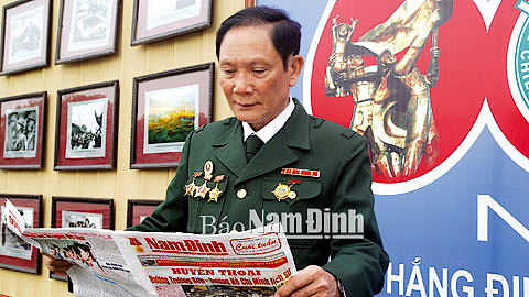 Cựu chiến binh, thương binh Dương Văn Mỡ.