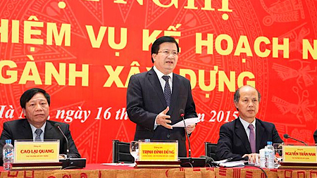 Bộ trưởng Trịnh Đình Dũng phát biểu kết luận Hội nghị 