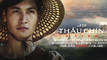 Chân dung lãnh tụ Nguyễn Ái Quốc trong phim “Thầu Chín ở Xiêm” do diễn viên Nguyễn Mạnh Trường thể hiện