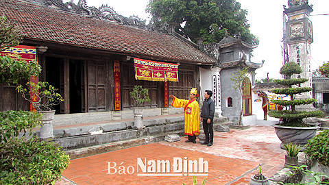 Di tích lịch sử cấp Quốc gia đền chùa thôn Đồng Quỹ.