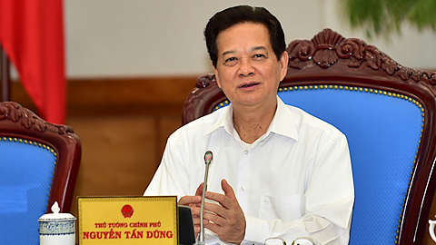 Thủ tướng Nguyễn Tấn Dũng chủ trì phiên họp.