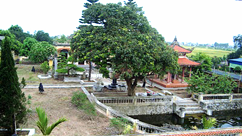 Khuôn viên Khu lưu niệm đồng chí Lê Đức Thọ, thôn Địch Lễ, xã Nam Vân (TP Nam Định). Ảnh: PV