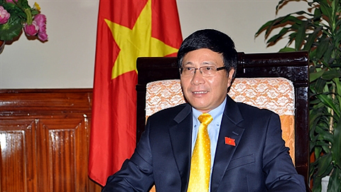  Phó Thủ tướng, Bộ trưởng Ngoại giao Phạm Bình Minh . Ảnh: TTXVN