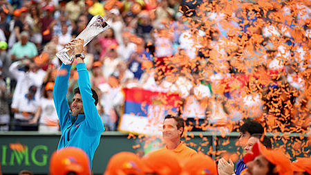 Djokovic tiếp tục thống trị làng tennis nam thế giới. (Ảnh: Getty). 
