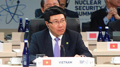 Phó Thủ tướng, Bộ trưởng Ngoại giao Phạm Bình Minh tại Hội nghị Thượng đỉnh về an ninh hạt nhân tại Washington DC