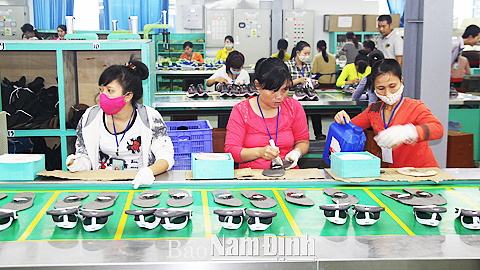 Cty TNHH Giày Amara Việt Nam (Trực Ninh) có 40 người lao động nước ngoài đang làm việc.