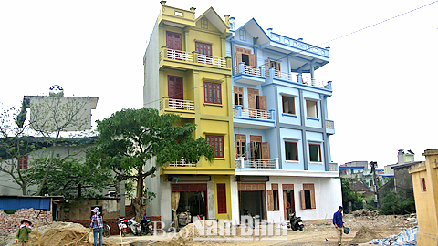 Xây dựng nhà ở dân dụng tại Khu đô thị mới Đông Đông Mạc (TP Nam Định).
