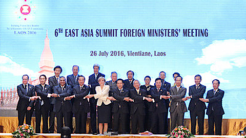  Các đại biểu dự phiên toàn thể Hội nghị Bộ trưởng Ngoại giao ASEAN lần thứ 49.