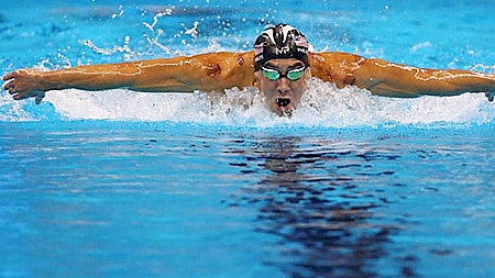 VĐV Michael Phelps. (Ảnh: Reuters)