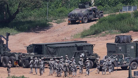 Hôm qua, 50.000 binh sĩ Hàn Quốc và 30.000 binh sĩ Mỹ tham gia cuộc tập trận“Người bảo vệ tự do Ulchi” tại biên giới liên Triều