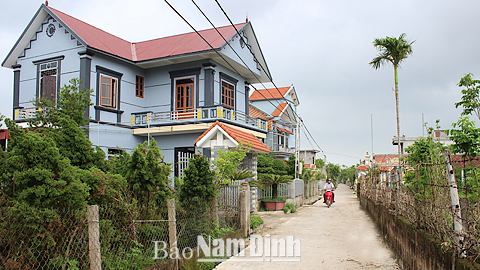 Diện mạo nông thôn mới xã Nam Thắng.