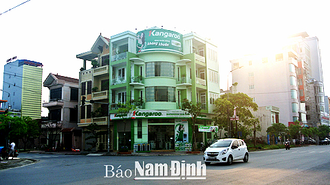 Văn phòng Cty TNHH Duy Anh tại đường Đông A (TP Nam Định) do Cty CP Tư vấn xây dựng Trường Thọ thiết kế.