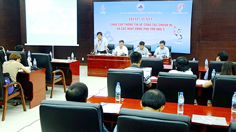 Họp báo về công tác chuẩn bị tổ chức và các hoạt động phụ trợ của TP. Đà Nẵng phục vụ ABG5.