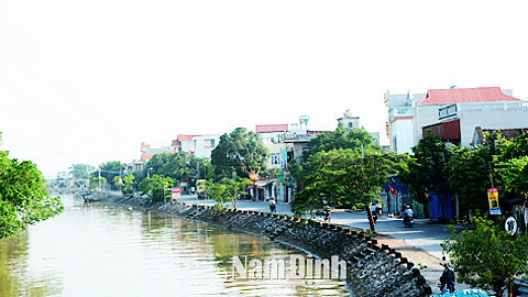 Một góc NTM Thị trấn Yên Định.