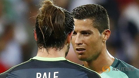 Bộ ba BBC của Real sẽ lần đầu tái hợp ở mùa giải mới với sự trở lại của Gareth Bale và Cristiano Ronaldo. Ảnh: Reuters