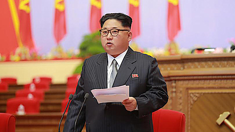 Nhà lãnh đạo Triều Tiên Kim Dâng-un. Ảnh: Roi-tơ
