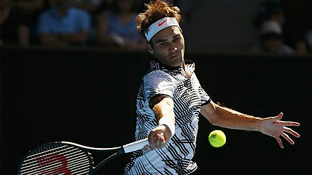 Roger Federer sẽ gặp hạt giống số 10 Tomas Berdych ở vòng ba giải quần vợt Úc mở rộng. Ảnh: Reuters