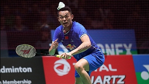 Lin Dan đã trở thành cựu vô địch All England Open sau thất bại bất ngờ trước tay vợt đồng hương ít tên tuổi Shi Yuqi ở trận bán kết hôm 11-3. (Ảnh: Badmintonphoto)